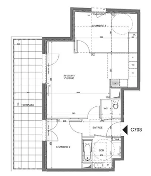 Appartement à ROSNY-SOUS-BOIS (93110)
