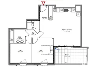 Appartement à VALBONNE (06560)