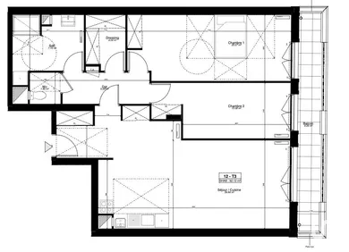 Appartement à SAINTE-GENEVIÈVE-DES-BOIS (91700)