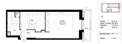 Appartement à SAINTE-GENEVIÈVE-DES-BOIS (91700)