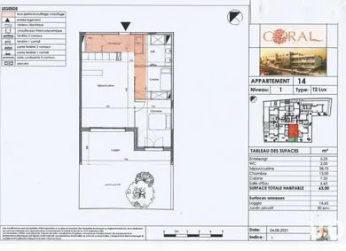 Appartement à LE CAP D'AGDE (34300)