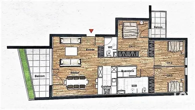 Apartment at ÉPINAY-SUR-SEINE (93800)