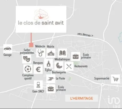 Appartement à L'HERMITAGE (35590)