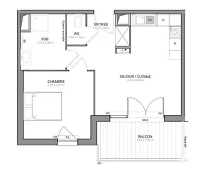 Appartement à DRAGUIGNAN (83300)