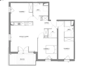 Appartement à DRAGUIGNAN (83300)