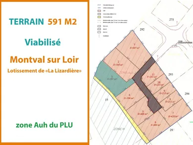Land at MONTVAL-SUR-LOIR (72500)