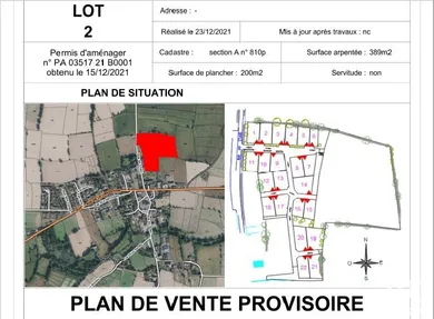 Land in LA BAUSSAINE (35190)