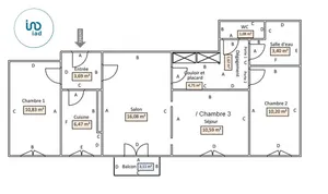 Appartement à ORLÉANS (45000)