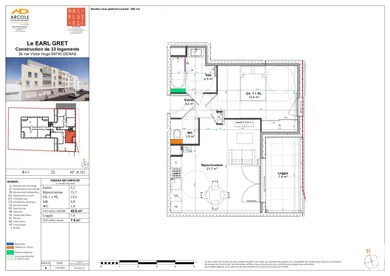Appartement à GENAS (69740)
