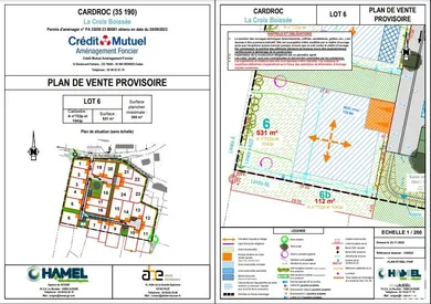 Terrain à CARDROC (35190)