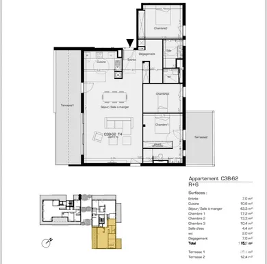 Appartement à BÉZIERS (34500)