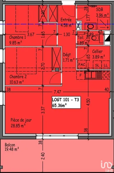 Appartement à NODS (25580)