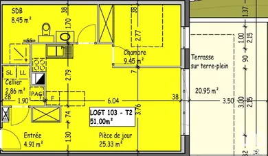 Appartement à NODS (25580)