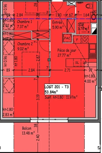 Apartment in NODS (25580)