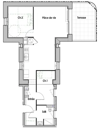 Appartement à QUIBERON (56170)