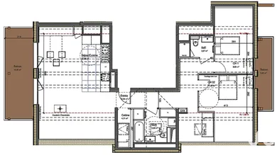 Appartement à MONTRIOND (74110)