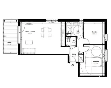 Appartement à VILLERUPT (54190) — 5/6