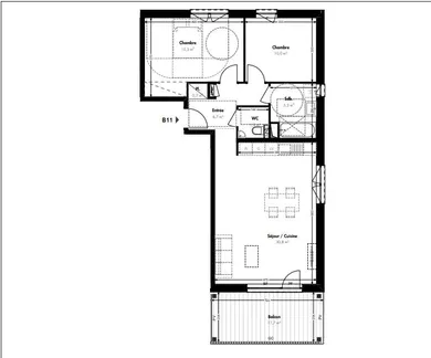 Apartment at VILLERUPT (54190) — 5/6