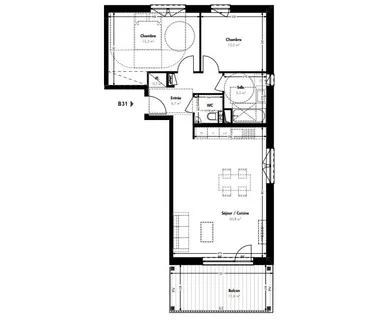 Appartement à VILLERUPT (54190) — 5/6