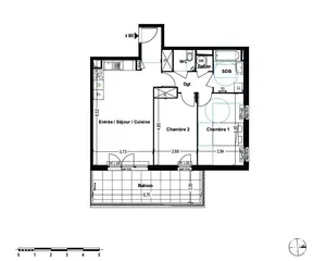 Apartment at COGOLIN (83310)