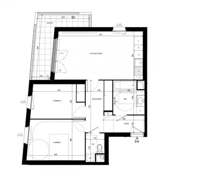 Appartement à ÉTIOLLES (91450)