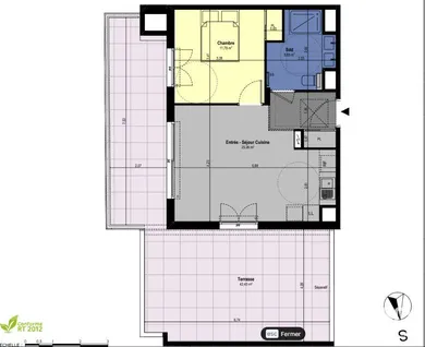 Appartement à CHÂTEAUNEUF-GRASSE (06740)