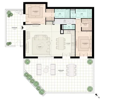 Appartement à CHÂTEAUNEUF-GRASSE (06740)