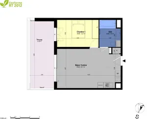 Appartement à CHÂTEAUNEUF-GRASSE (06740)