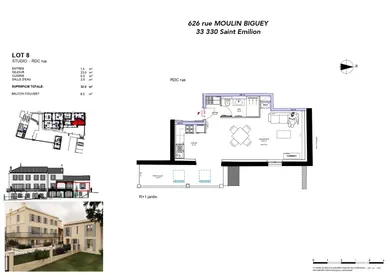 Appartement à SAINT-ÉMILION (33330)