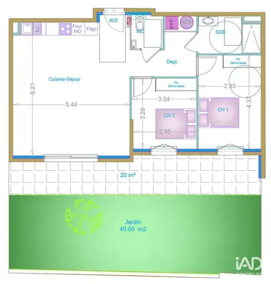 Appartement à SAINT-AYGULF (83370)