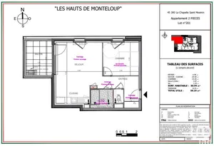 Appartement à LA CHAPELLE-SAINT-MESMIN (45380)