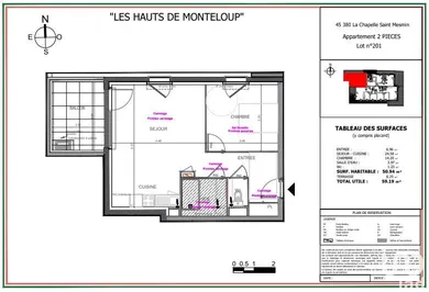 Appartement à LA CHAPELLE-SAINT-MESMIN (45380)