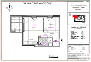 Appartement à LA CHAPELLE-SAINT-MESMIN (45380)