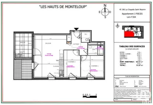 Appartement à LA CHAPELLE-SAINT-MESMIN (45380)