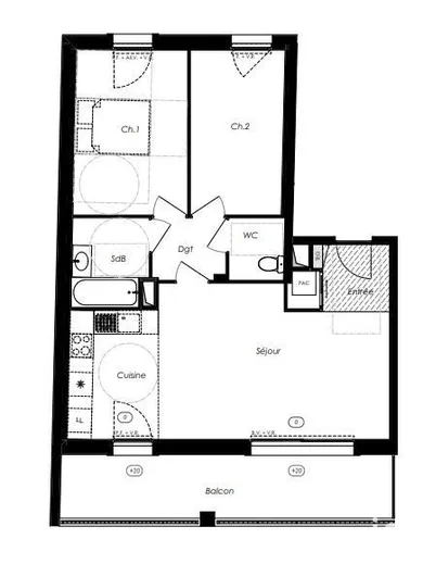Appartement à CHALLANS (85300)