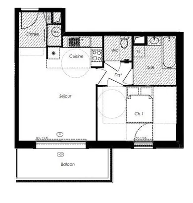 Appartement à CHALLANS (85300)