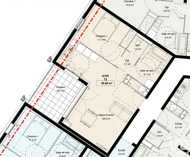 Apartment in COURTHÉZON (84350)
