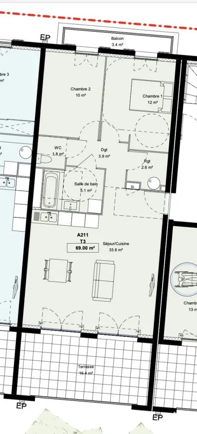 Apartment in COURTHÉZON (84350)