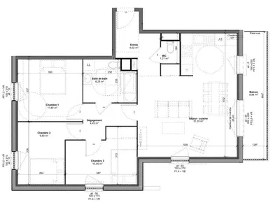 Apartment at MARLY-LA-VILLE (95670)