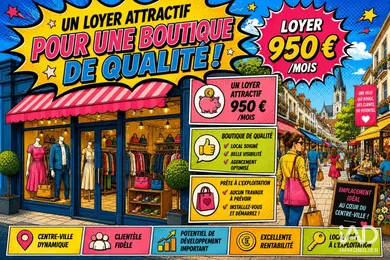 Boutique/Local commercial à CHÂTEAUNEUF-SUR-LOIRE (45110)