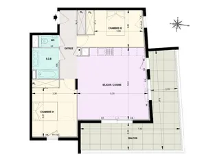 Appartement à LE CANNET (06110)