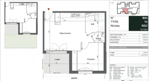 Appartement à MÉRIGNAC (33700)