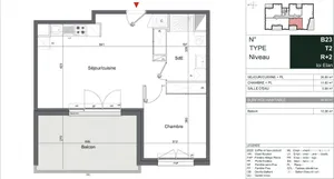 Appartement à MÉRIGNAC (33700)