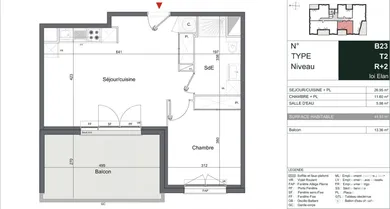 Appartement à MÉRIGNAC (33700)