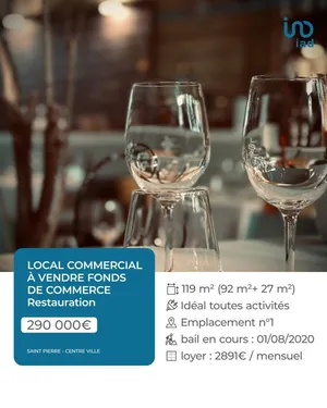 Fonds de commerce à SAINT-PIERRE (97410)