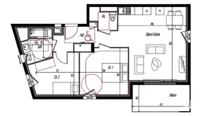 Appartement à CLERMONT-FERRAND (63100)