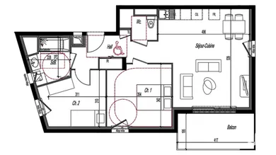 Apartment in CLERMONT-FERRAND (63100)