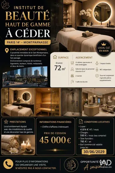 Business asset in PARIS (75014)