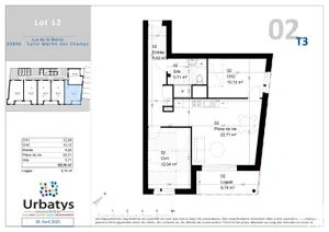 Apartment at SAINT-MARTIN-DES-CHAMPS (29600)