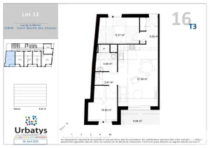 Appartement à SAINT-MARTIN-DES-CHAMPS (29600)